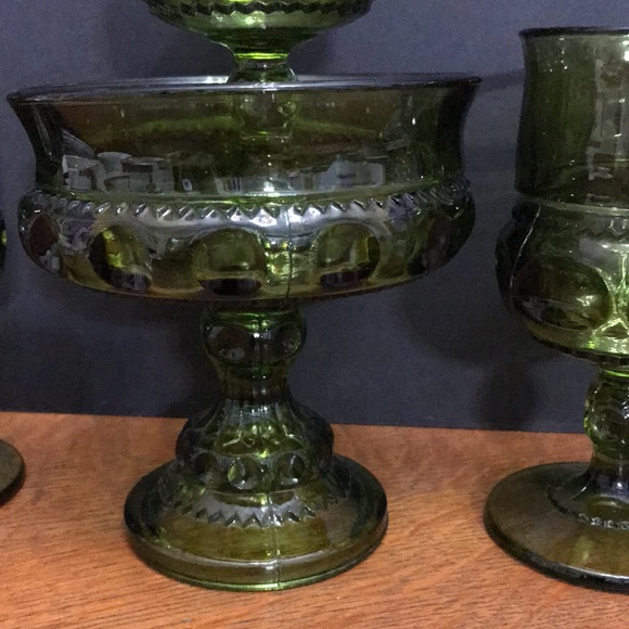 Indian Glass Goblets vintage - Picture 3 of 5